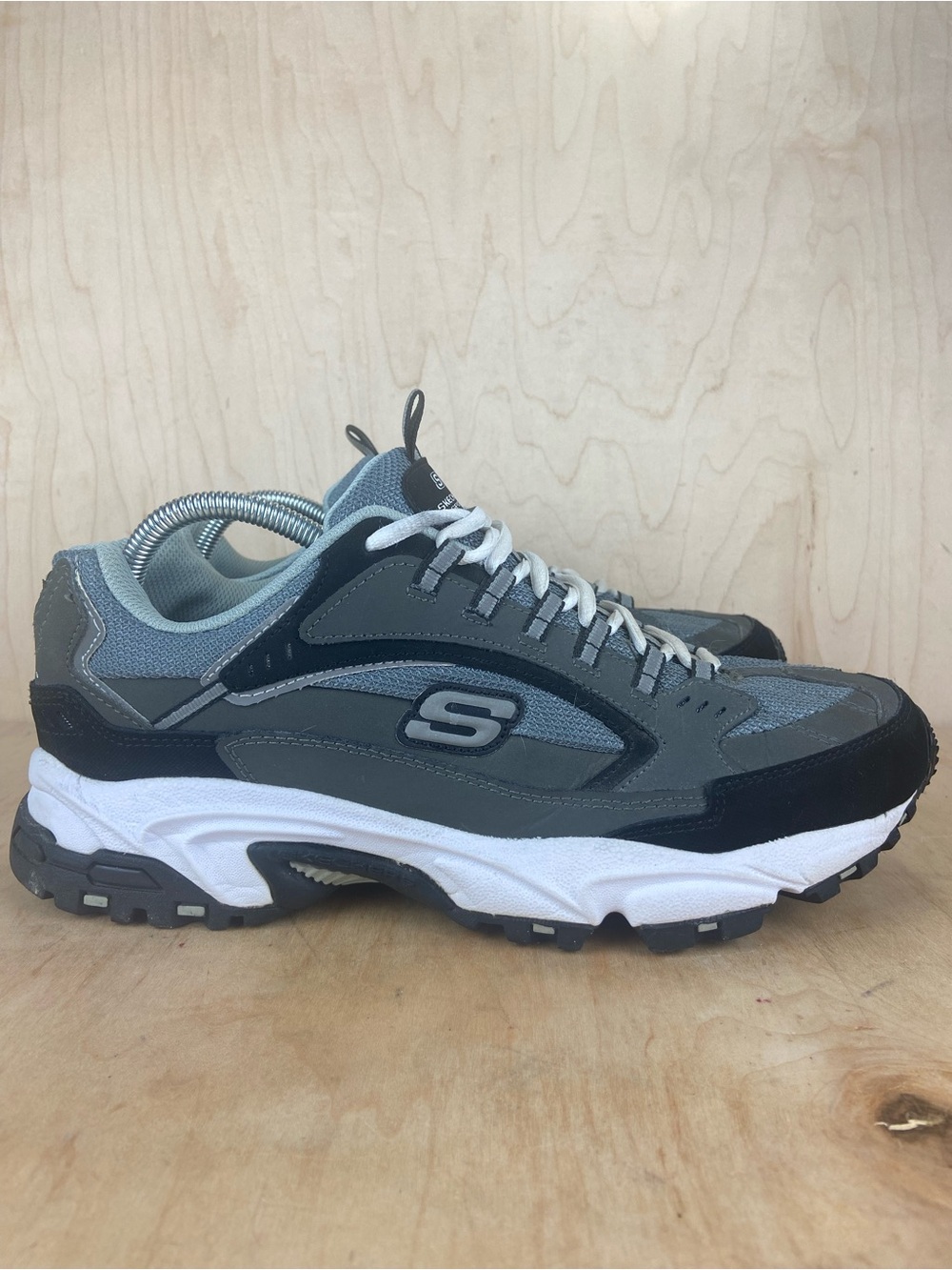 Skechers Stamina Cutback Training Sneakers Men’s Size 10 Gray Black